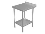 Cater-Fabs Stainless Steel Wall Tables 800mm Deep with 1 Undershelf	