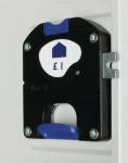 Elite Lockers CG615-CN Five Door Coin Return Locker Grey