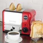 Rowlett Esprit 2 Slot Toaster Traffic Red w/ Elements & Sandwich cage - CH180