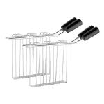 Rowlett Espirit CH185 6 Slot Toaster Chrome w/2x Additional Elements and Sandwich Cage