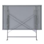 Bolero Perth Pavement Style Rectangular Folding Table Grey 1100x700mm