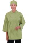 Chef Works B107 Lime 3/4 Sleeve Chefs Jacket