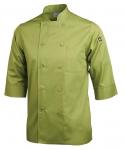 Chef Works B107 Lime 3/4 Sleeve Chefs Jacket