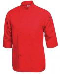 Chef Works B106 Red 3/4 Sleeve Chefs Jacket