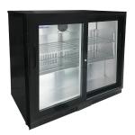 Cater-Cool CK0502LED Double Sliding Door Bottle Cooler With LED Lighting. 900mm.