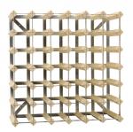 42 Bottle Wood/Metal Assembled Wine Rack CK0689