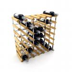 42 Bottle Wood/Metal Assembled Wine Rack CK0689