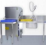 Cater-Wash CK2575AA DLUX Commercial Passthrough (Hood Type) Dishwasher With ZERO LIME, Suitable for Hard Water  - WRAS APPROVED