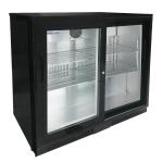 Cater-Cool CK4502LED High Performance Double Sliding Door Bottle Cooler With LED Lighting. 900mm