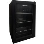 Cater-Cool CK5085 Eco Single Door Black Eco Bottle Cooler With LED Lighting