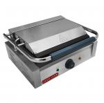 Cater-Cook CK8112 Large Single Contact Grill - Ribbed Top, Flat Bottom