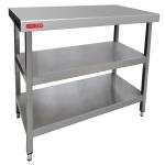 CK8170 Flat Packed Fully Stainless Steel Centre Table W1000 x D700mm