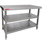 CK8174 Flat Packed Fully Stainless Steel Centre Table W1400 x D700mm