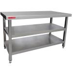 CK8175 Flat Packed Fully Stainless Steel Centre Table W1500 x D700mm