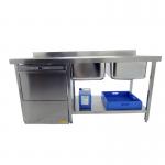 Cater-Fabs Double Bowl Sink With Left Side Void - CKF8201