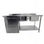 Cater-Fabs Double Bowl Sink With Left Side Void - CKF8201