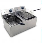 Cater-Cook CK8303 Twin Tank 8ltr Electric Counter Top Fryer 