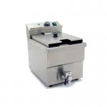 Cater-Cook CK8312 6Ltr Counter-Top Electric Single Tank Fryer with Taps