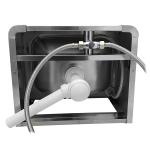 Cater-Wash CK8526 Stainless Steel Knee Operated Wash Basin - With Soap Dispenser