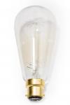 Crystalite CM663 CFL Antique Squirrel Cage GLS Bulb Bayonet Cap 60W.