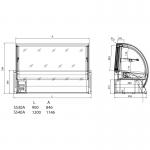 Interlevin Cold Counter Top Display S530