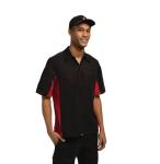 Chef Works A952 Cool Vent Unisex Black & Red Contrast Shirt