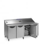 Williams HCPC4-SS Commercial 4 Door Refrigerated Prep Counter With Saladette