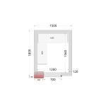 Tefcold CRNF1518 Integral Freezer Room 1500 x 1800mm