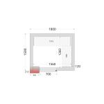 Tefcold CRNF1815 Integral Freezer Room 1800 x 1500mm