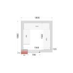 Tefcold CRNF1818 Integral Freezer Room 1800 x 1800mm
