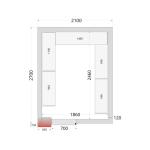 Tefcold CRNF2127 Integral Freezer Room 2100 x 2700mm