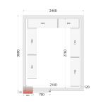 Tefcold CRNF2430 Integral Freezer Room 2400 x 3000mm