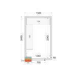 Tefcold CRPF1524 Integral Cold Room 1500 x 2400mm