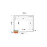 Tefcold CRPF1815 Integral Cold Room 1800 x 1500mm