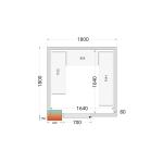 Tefcold CRPF1818 Integral Cold Room 1800 x 1800mm