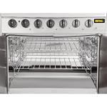 Buffalo CT253 6 Burner Gas Oven Range With Castors