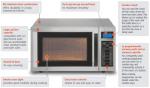 Burco CTMW01 1000W Commercial Microwave