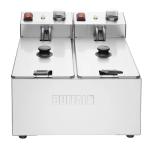 Buffalo CU615 Twin Tank Twin Basket 2x3Ltr Countertop Fryer 2x2kW