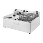 Buffalo CU618 Twin Tank Basket Fryer 2x5Ltr Countertop Fryer 2x2.8kW