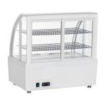 Polar CU637 C-Series Countertop Display Fridge White 100Ltr