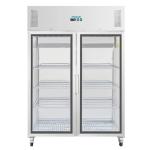 Polar CW198 1200Ltr (770 Useable Litres) G-Series Upright Double Door Gastro Display Fridge