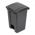 Jantex CW722 Black Kitchen Pedal Bin - 45Ltr