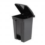 Jantex CW722 Black Kitchen Pedal Bin - 45Ltr