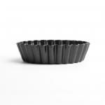 Vogue CW990 Non-stick Mini Quiche Tin With Removable Base 80mm (Pack of 3)