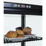 Polar CX573 C-Series Energy Efficient Curved Door Display Fridge Black 235Ltr