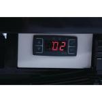 Polar CX573 C-Series Energy Efficient Curved Door Display Fridge Black 235Ltr