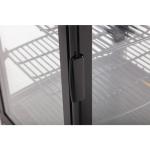 Polar CX574 C-Series Energy Efficient Curved Door Display Fridge Black 86Ltr