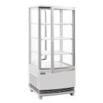 Polar CX576 C-Series Energy Efficient Curved Door Display Fridge White 86Ltr