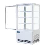 Polar CX576 C-Series Energy Efficient Curved Door Display Fridge White 86Ltr