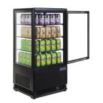 Polar CX577 C-Series Energy Efficient  Display 68 Ltr Fridge Black.